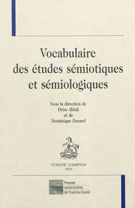 Image de Vocabulaire des études sémiotiques et sémiologiques