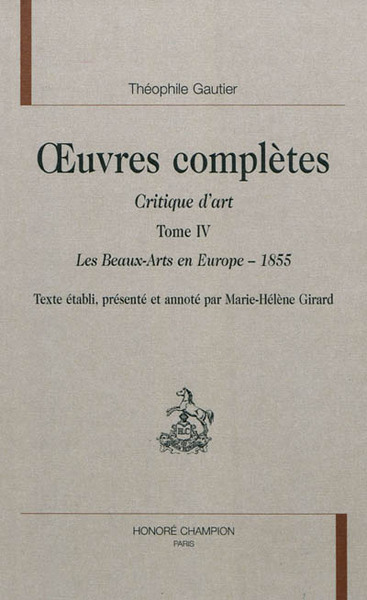 Image de Les Beaux-Arts en Europe 1855