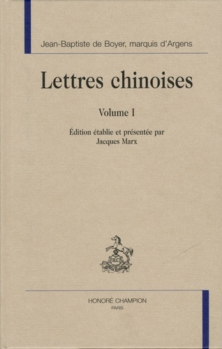 Picture of Lettres chinoises. 2 vol.