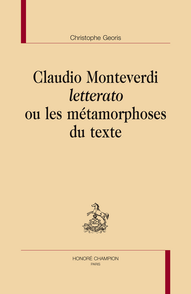 Image de Claudio Monteverdi "letterato" ou Les métamorphoses du texte