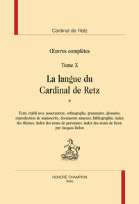Picture of La langue du Cardinal de Retz