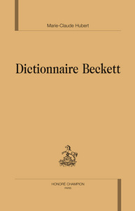 Picture of Dictionnaire Beckett