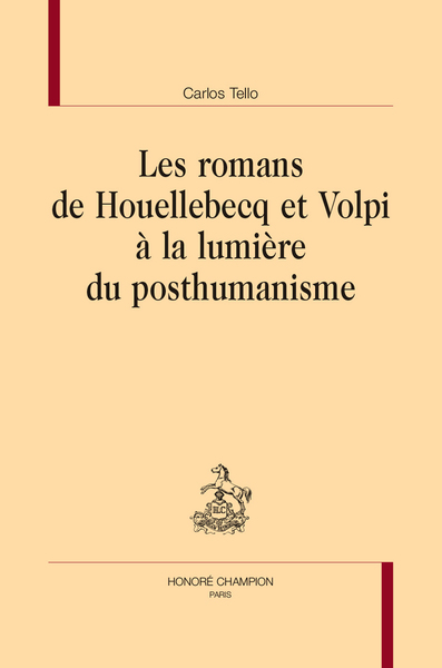 Picture of Les romans de Houellebecq et Volpi à la lumière du posthumanisme