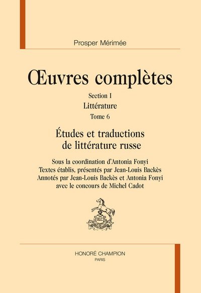 Image de Études et traductions de littérature russe