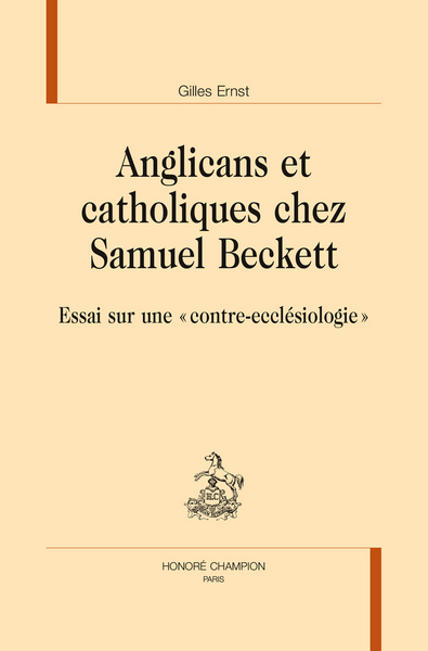 Image de Anglicans et catholiques chez Samuel Beckett - essai sur une contre-ecclésiologie
