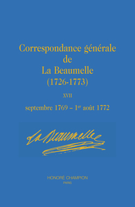 Picture of Correspondance générale (1726-1773) Tome 17
