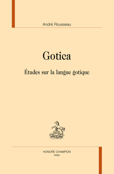 Picture of Gotica - études sur la langue gotique