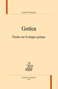 Picture of Gotica - études sur la langue gotique