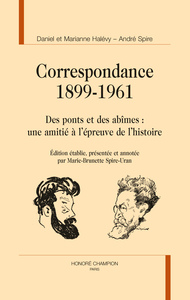Image de CORRESPONDANCE 1899-1961