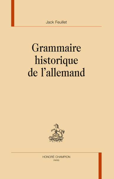 Image de Grammaire historique de l'allemand