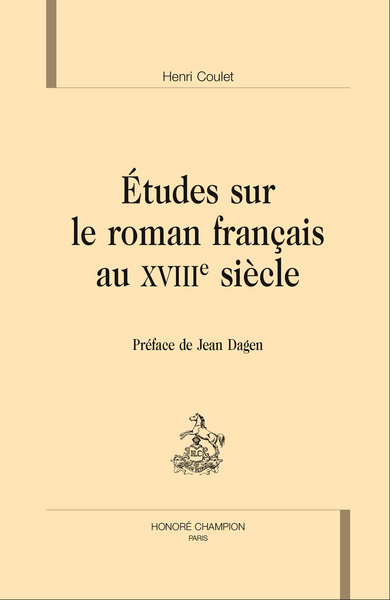Image de Études sur le roman français au XVIIIe siècle