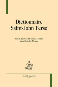 Image de Dictionnaire Saint-John Perse