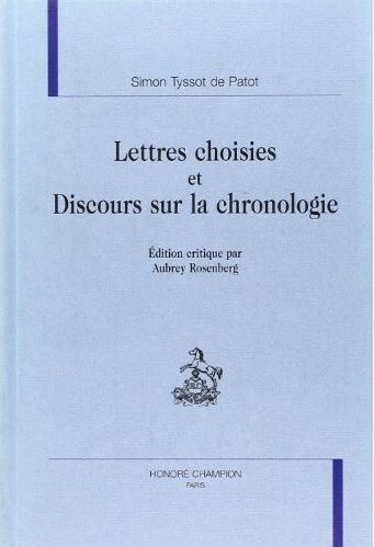 Picture of Lettres choisies et discours sur la chronologie