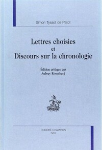 Picture of Lettres choisies et discours sur la chronologie