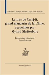 Picture of Lettres de Cang-Ti, grand mandarin de la Chine, recueillies par Mylord Shaftesbury