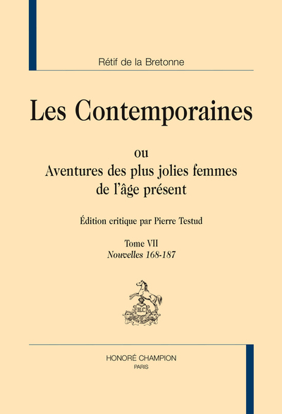 Picture of Les contemporaines T7 : Nouvelles 168-187