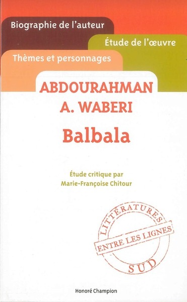 Picture of Balbala. Abdourahman A.Waberi