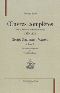 Image de George Sand avant "Indiana". Pack en 2 volumes