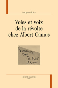 Picture of VOIES ET VOIX DE LA RÉVOLTE CHEZ ALBERT CAMUS