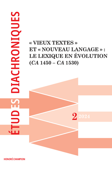 Picture of Revue Études diachroniques numéro 2 - 2024