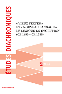 Picture of Revue Études diachroniques numéro 2 - 2024