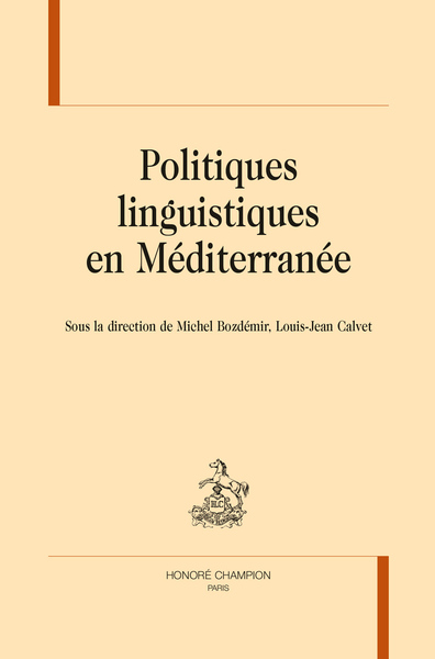 Picture of POLITIQUES LINGUISTIQUES EN MÉDITERRANÉE