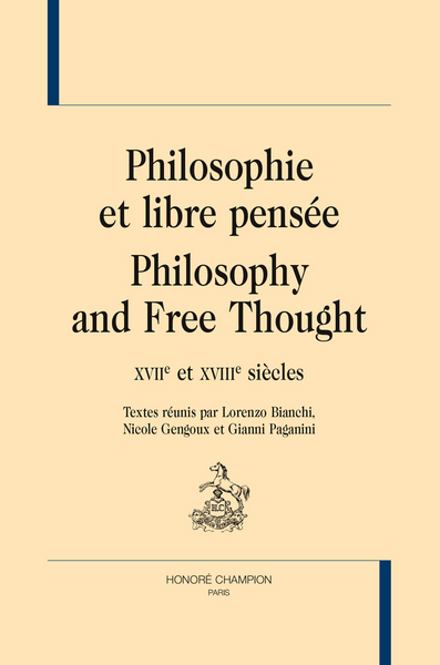 Picture of Philosophie et libre pensée.Philosophy and Free Thought