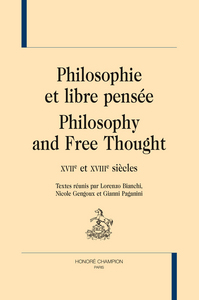 Picture of Philosophie et libre pensée.Philosophy and Free Thought
