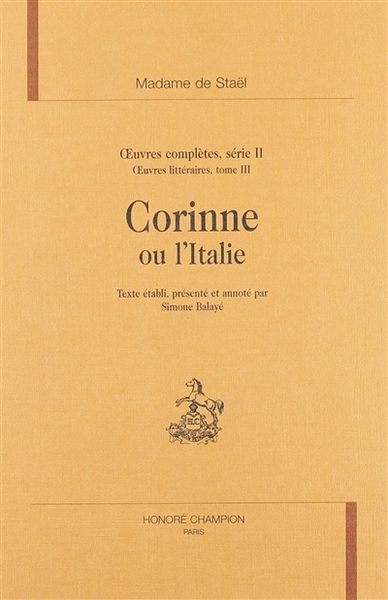 Image de Corinne ou L'Italie