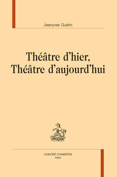 Picture of Théâtre d’hier, Théâtre d’aujourd’hui