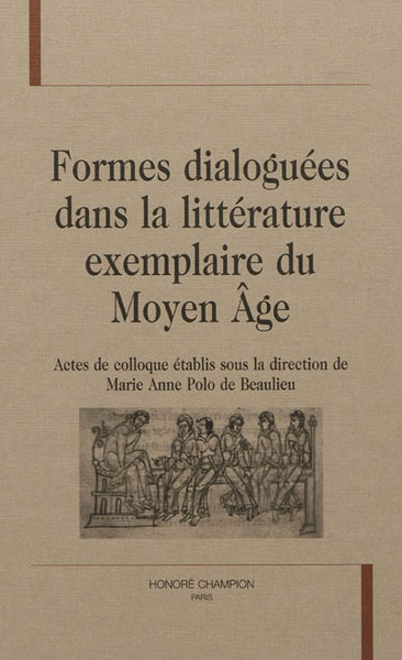 Picture of Formes dialoguées dans la littérature exemplaire du Moyen âge