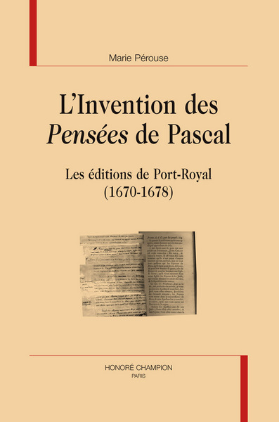 Picture of L’Invention des Pensées  de Pascal