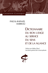 Picture of Dictionnaire du bon usage au service du sens et de