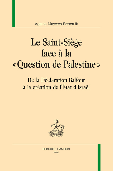Image de Le Saint-Siège face à la question de Palestine