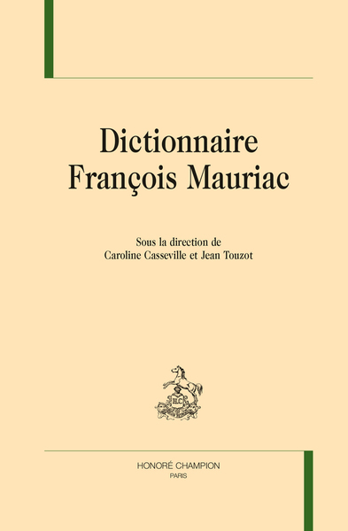 Picture of Dictionnaire François Mauriac