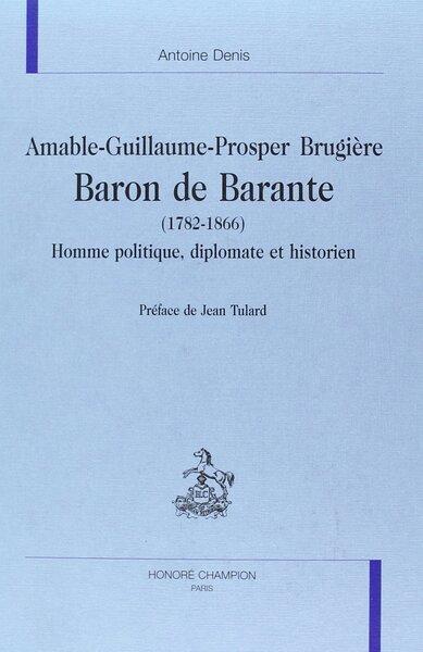 Picture of Amable-Guillaume-Prosper Brugière, baron de Barante (1782-1866) - homme politique, diplomate et historien