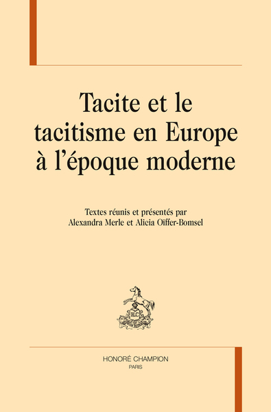Picture of Tacite et le tacitisme en Europe à l'époque moderne