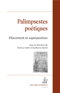 Picture of Palimpsestes poétiques