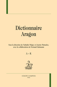 Picture of Dictionnaire Aragon. 2 volumes