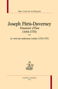 Image de Joseph Pâris-Duverney, financier d'État, 1684-1770. T2