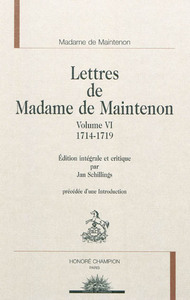 Picture of Lettres de madame de Maintenon T6