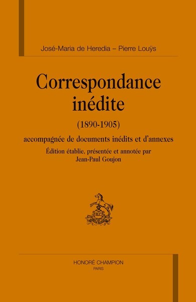 Picture of Correspondance inédite - 1890-1905