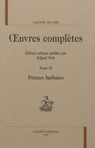 Picture of Poèmes barbares