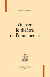 Image de Vinaver, le théâtre de l'immanence