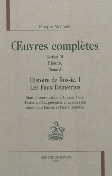 Picture of Histoire de Russie, Les Faux Démétrius