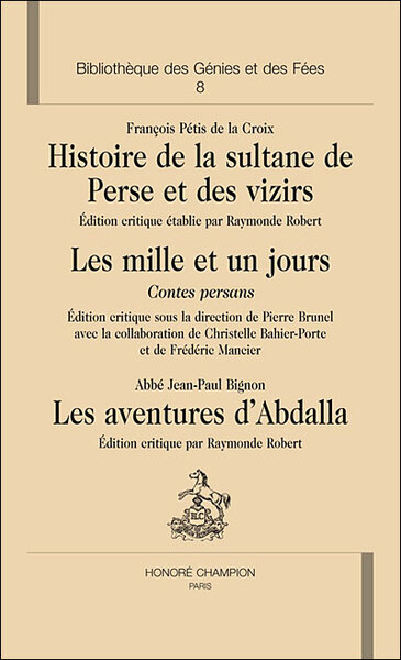 Image de Histoire de la sultane de Perse et des vizirs - Les Mille et un jours - Les Aventures  d’Abdalla
