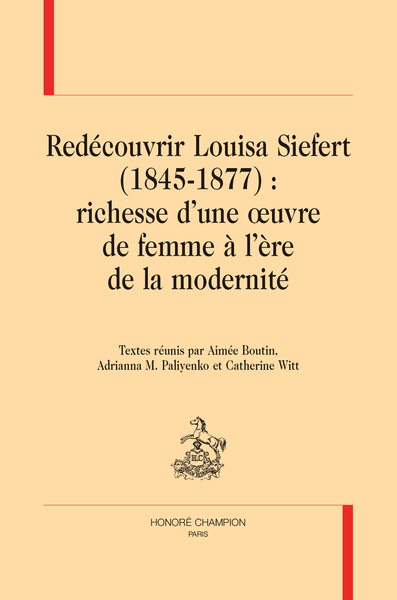 Picture of Redécouvrir Louisa Siefert (1845-1877)