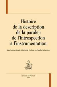 Image de Histoire de la description de la parole