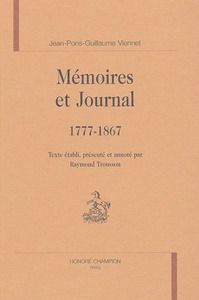 Image de Mémoires et journal - 1777-1867