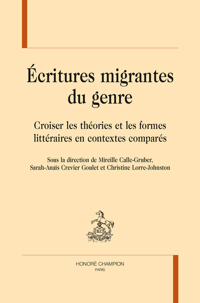 Picture of Croiser les théories et les formes littéraires en contextes comparés